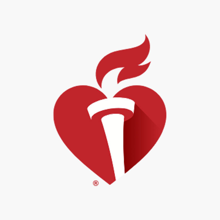 Red American Heart Association® Logo.